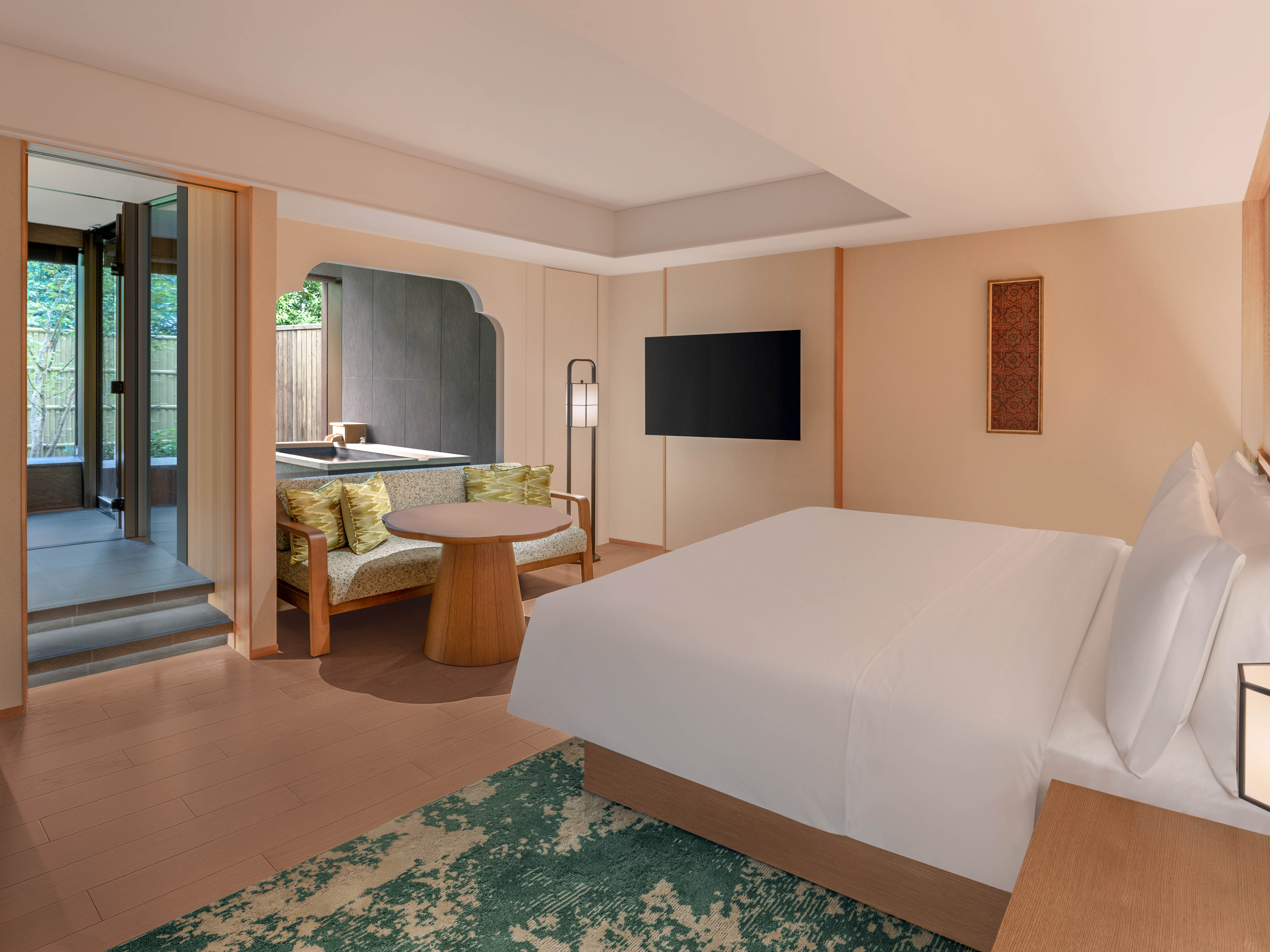 豪華大床房（帶溫泉浴）