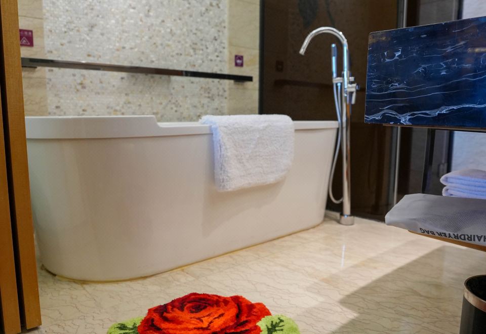 玫瑰主题行政双床房