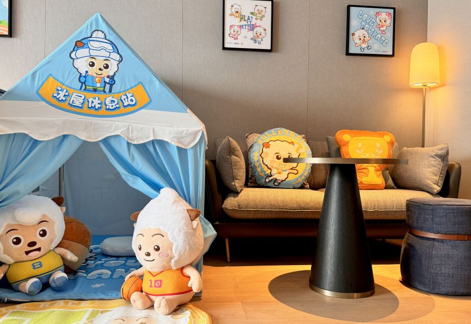 喜羊羊与灰太狼豪华双床房（小童游乐Coffee机Minibar）