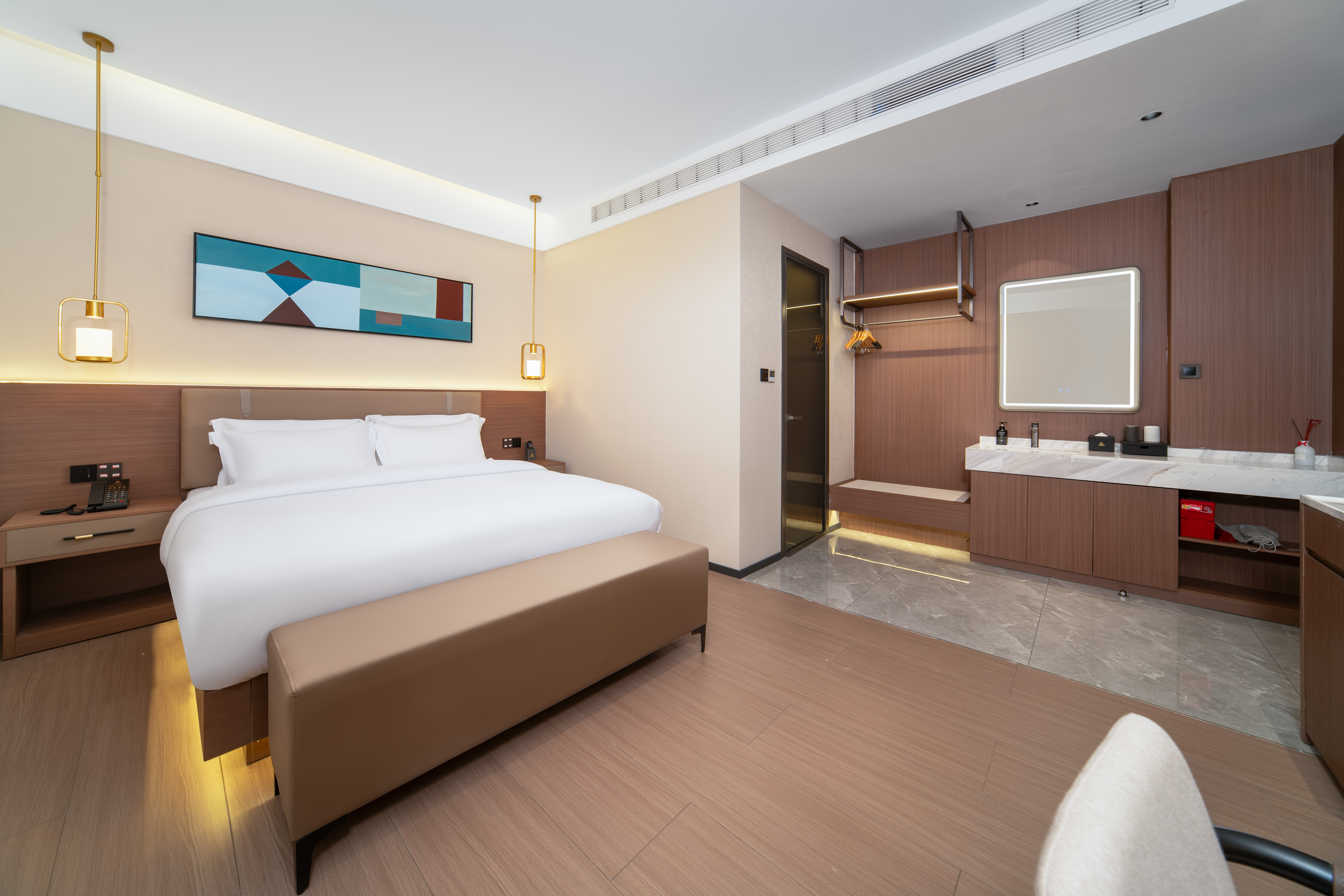 躺平治癒大床房{智能客控+智能马桶+零压床垫}