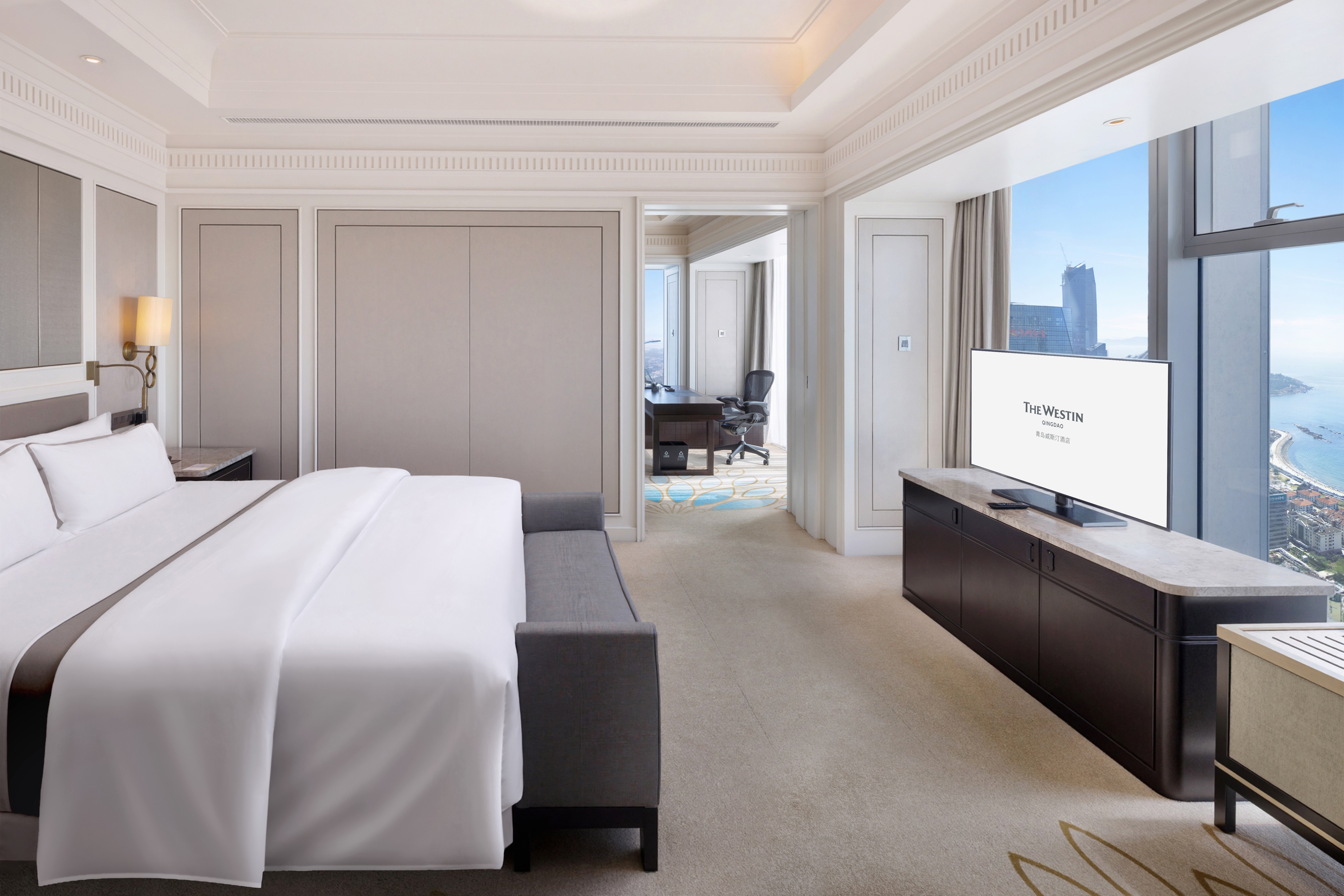 超高层海景套房【凌空全景，享海阔天空】