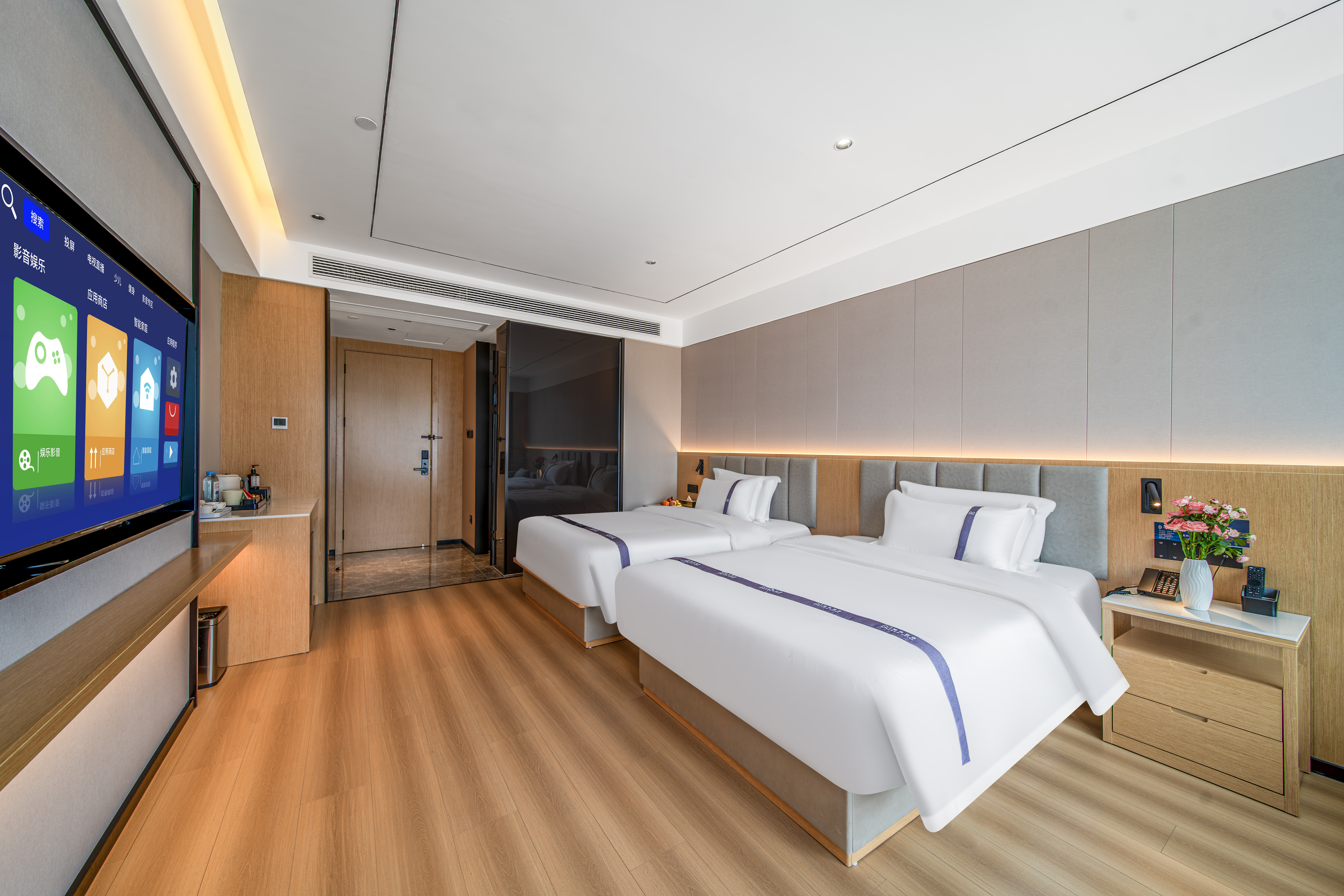 格美高级双床房