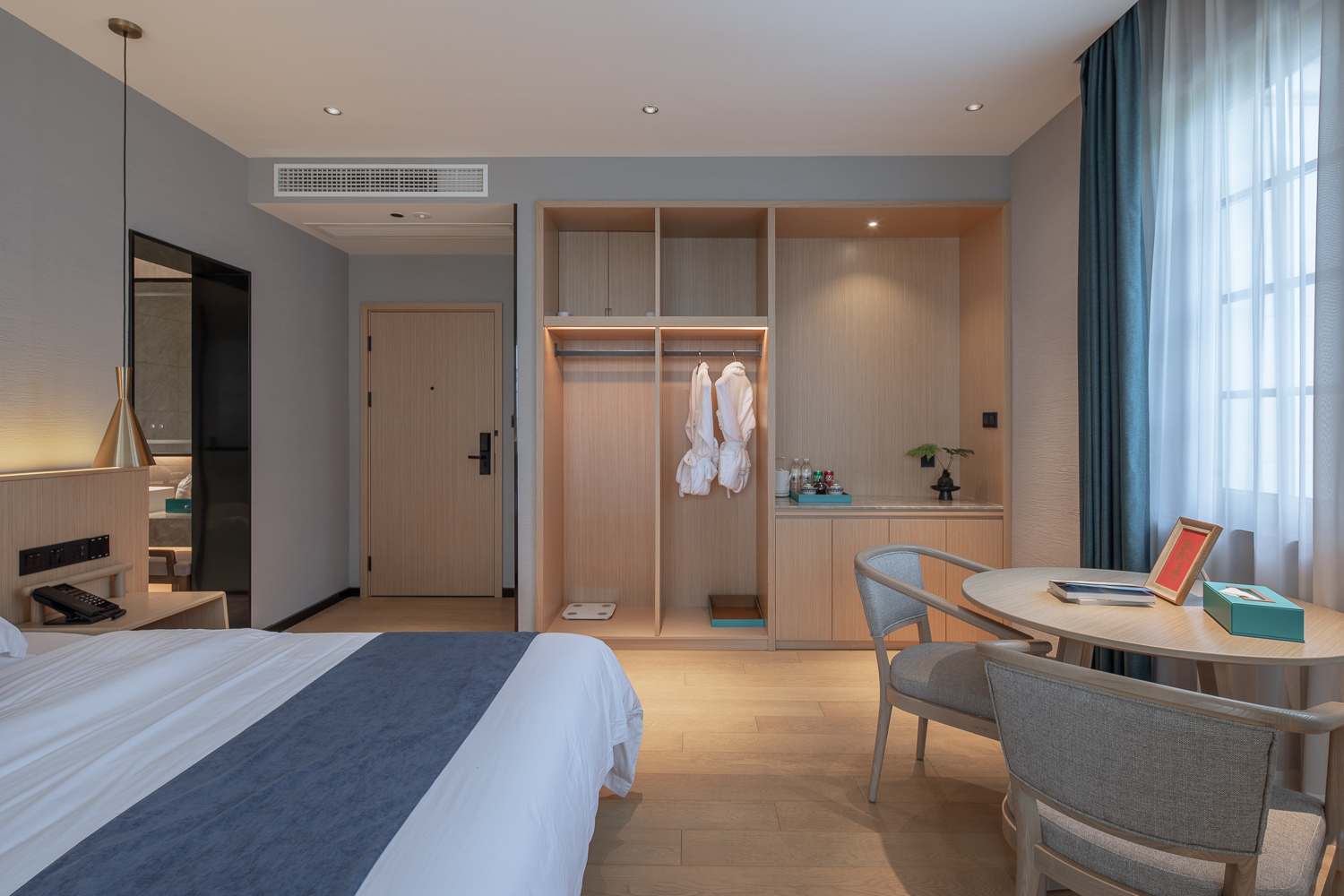 Renli Meisu Hotel (Qiandaohu zhongxin)茶已青双床房