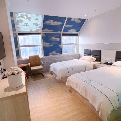 豪華雙床房 珠海心怡飯店（拱北口岸高鐵站店）優惠