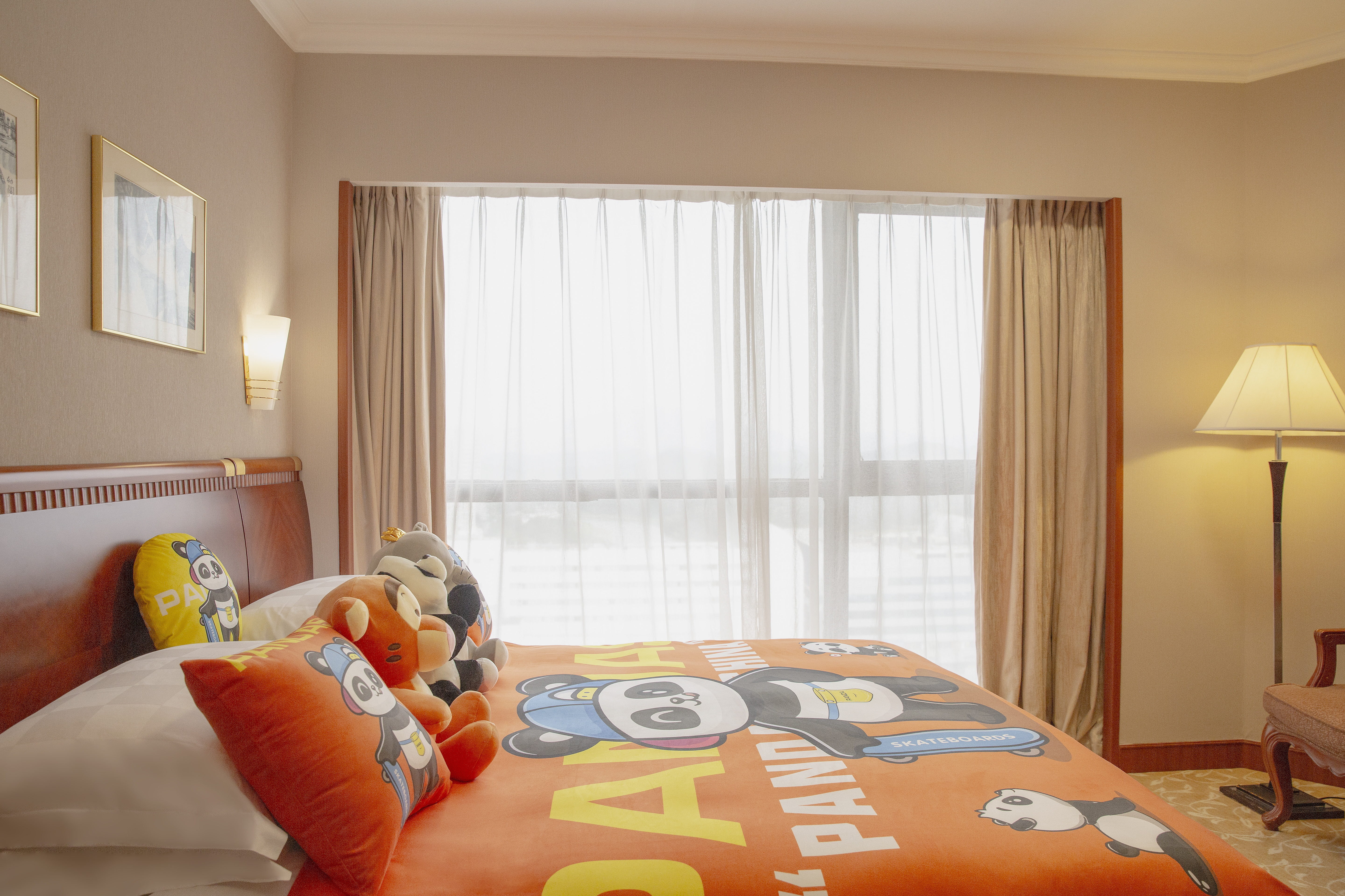 滑板熊貓親子套房