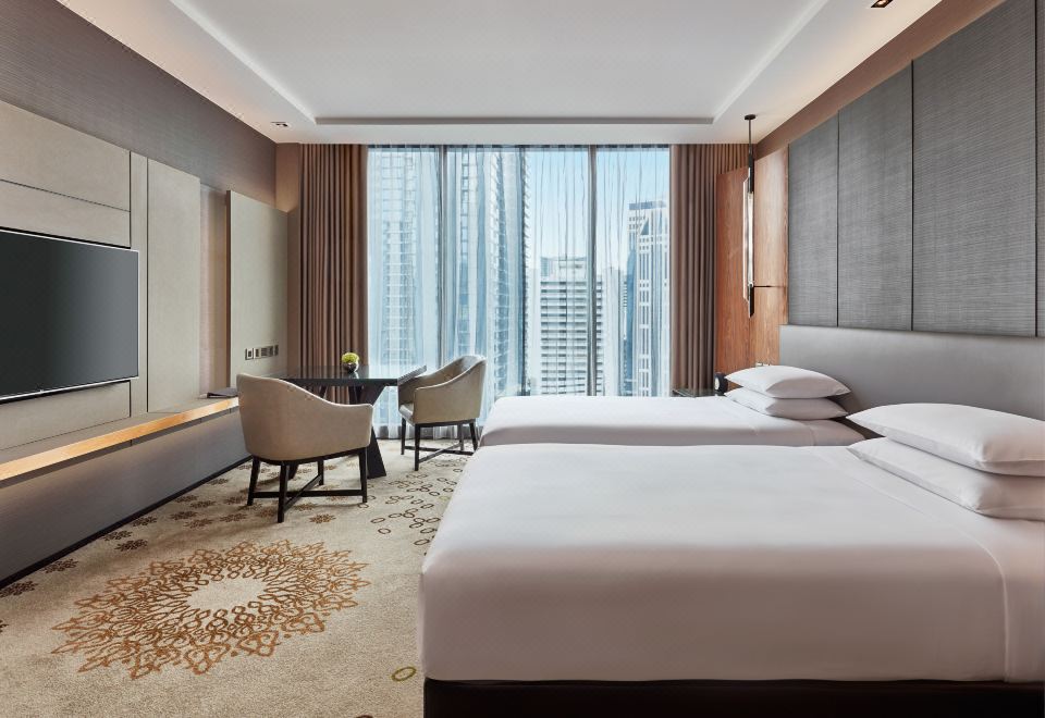 Hyatt Regency Bangkok Sukhumvit2 Twin Beds City View