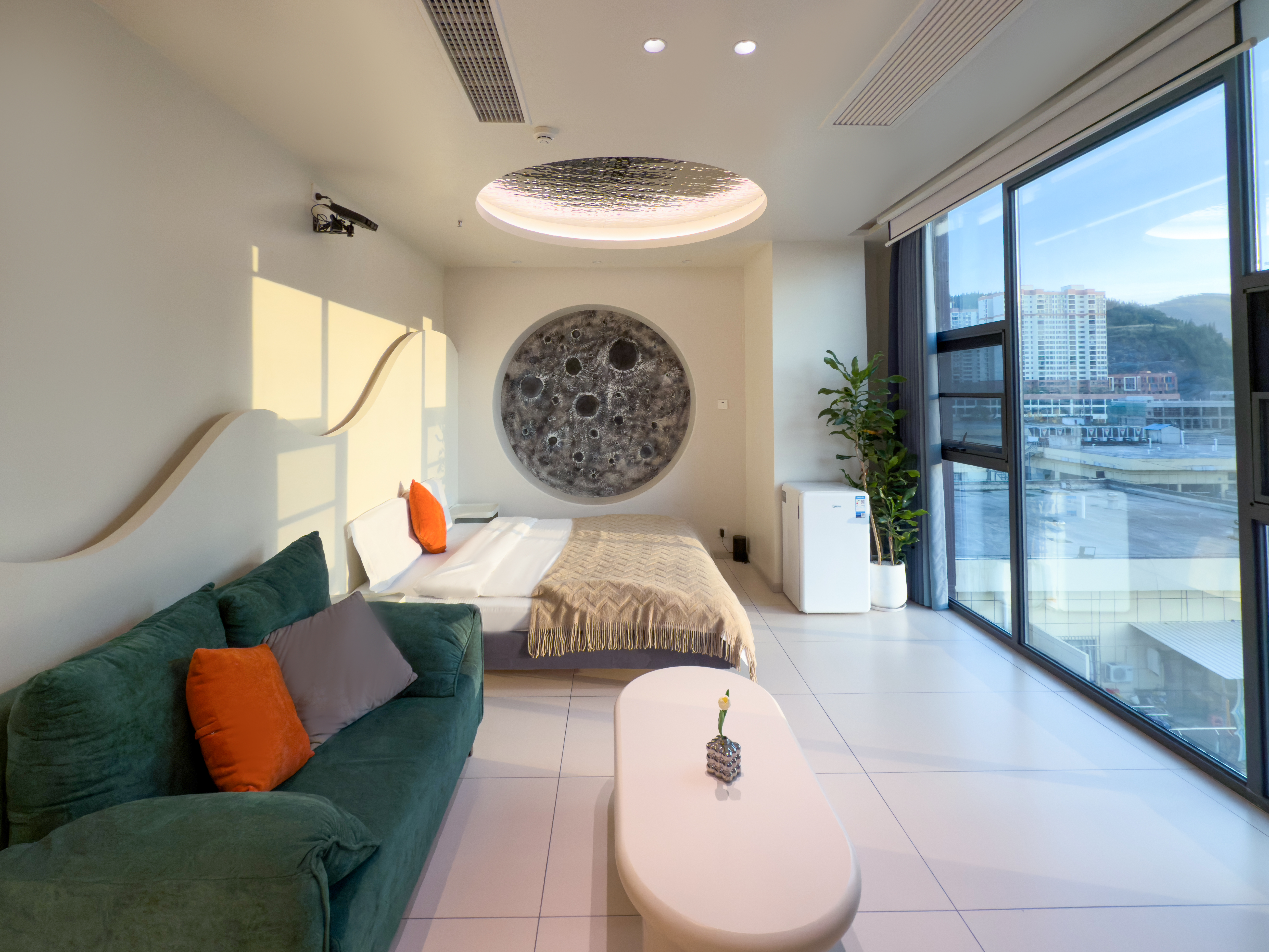 Yuansu Homestay白屿落日（冰箱·沙发·巨幕投影·智能客控）