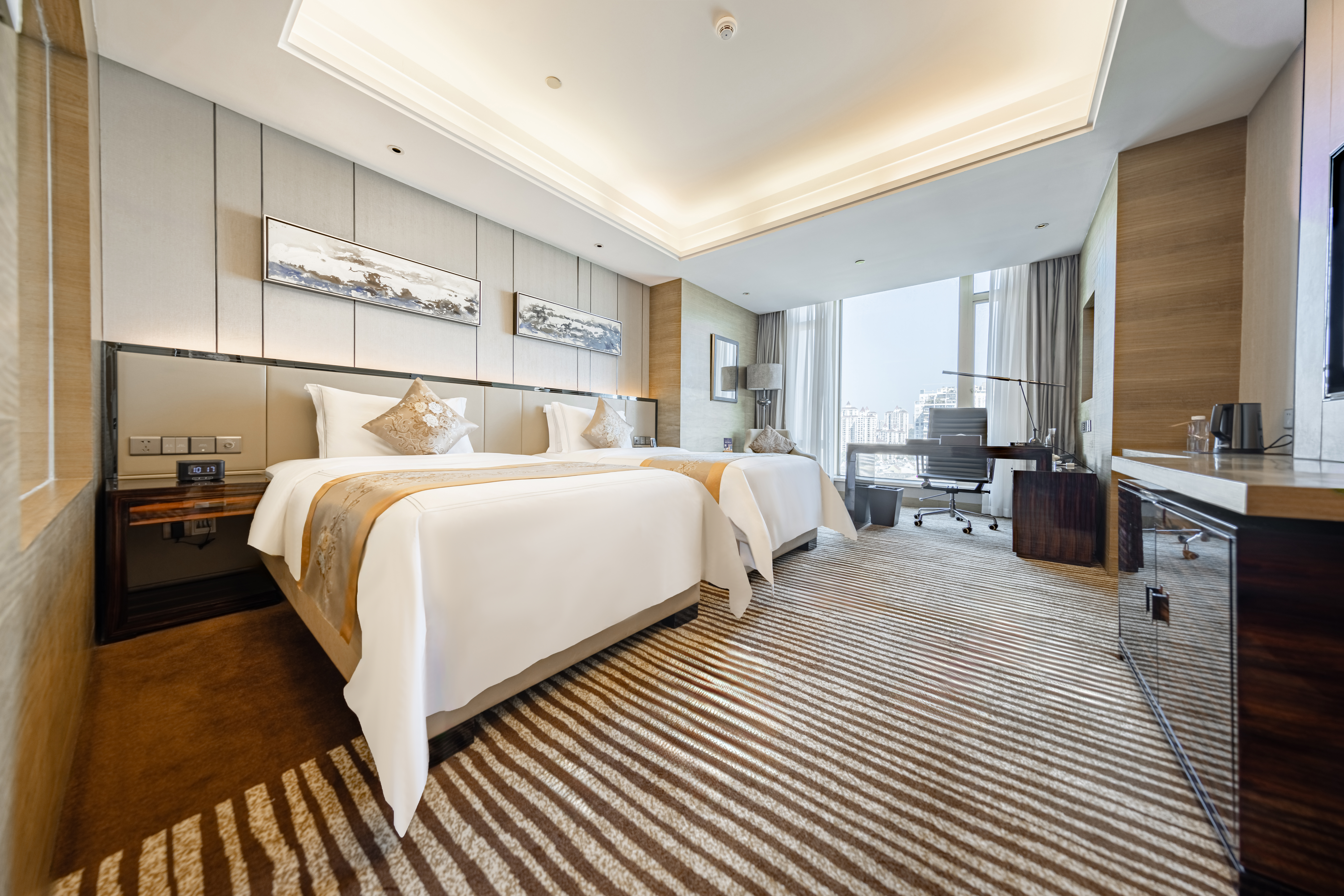 Shenzhen YANGBANGLANGYUE International HotelScenery Standard Twin Room