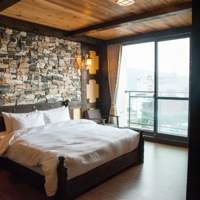 豪華雙人房 南投湧泉民宿優惠