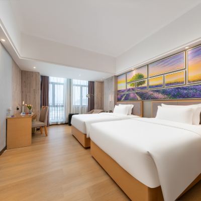 豪華雙床房-（城市山景+深睡好眠+55寸4K電視） 麗楓酒店（珠海斗門店）優惠