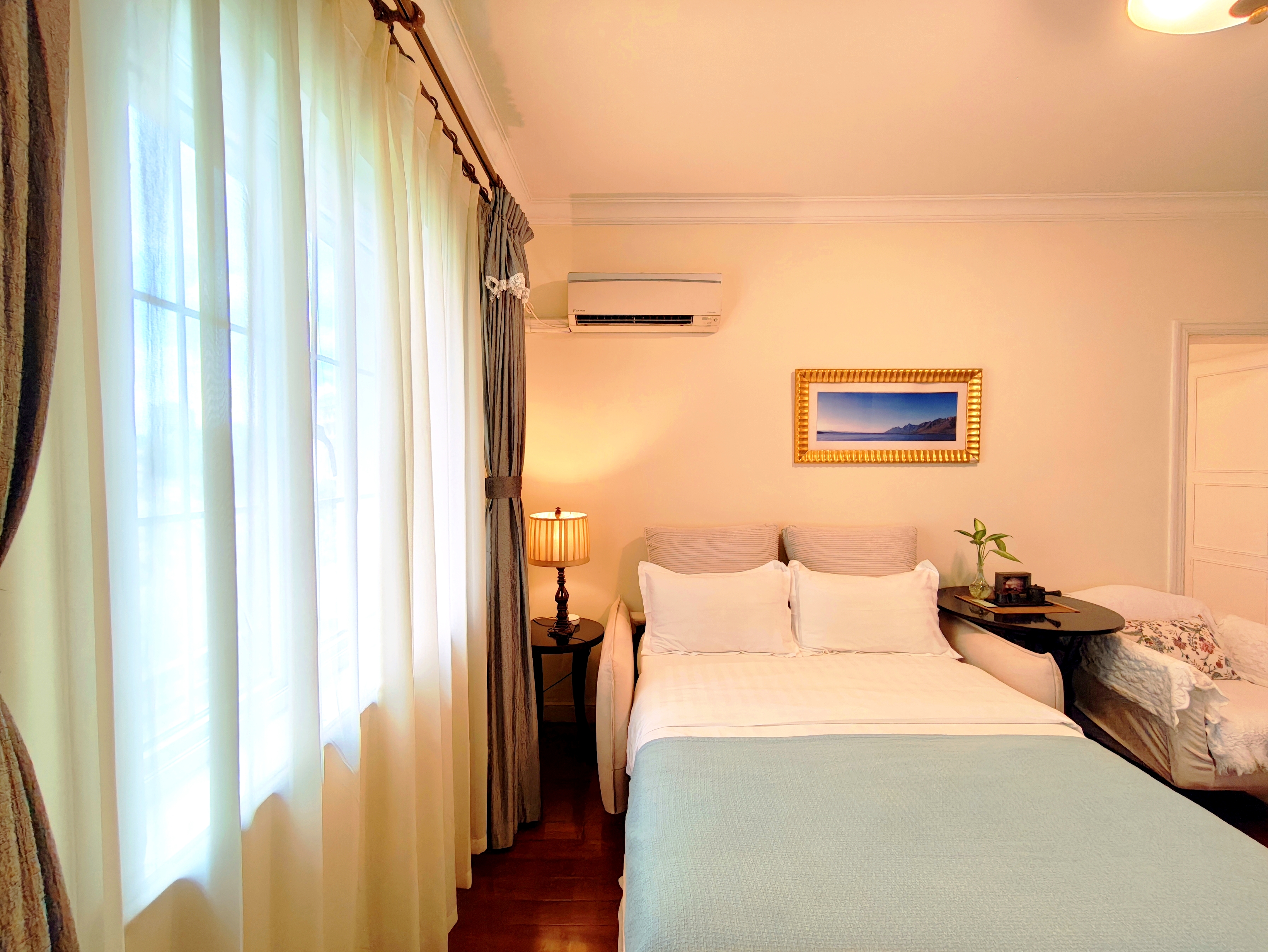 和睦家庭双床套房 |投屏电视 | 燃气灶厨房|滚筒洗衣机