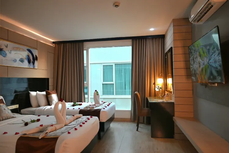 ห้องพักดีลักซ์สำหรับสามท่าน