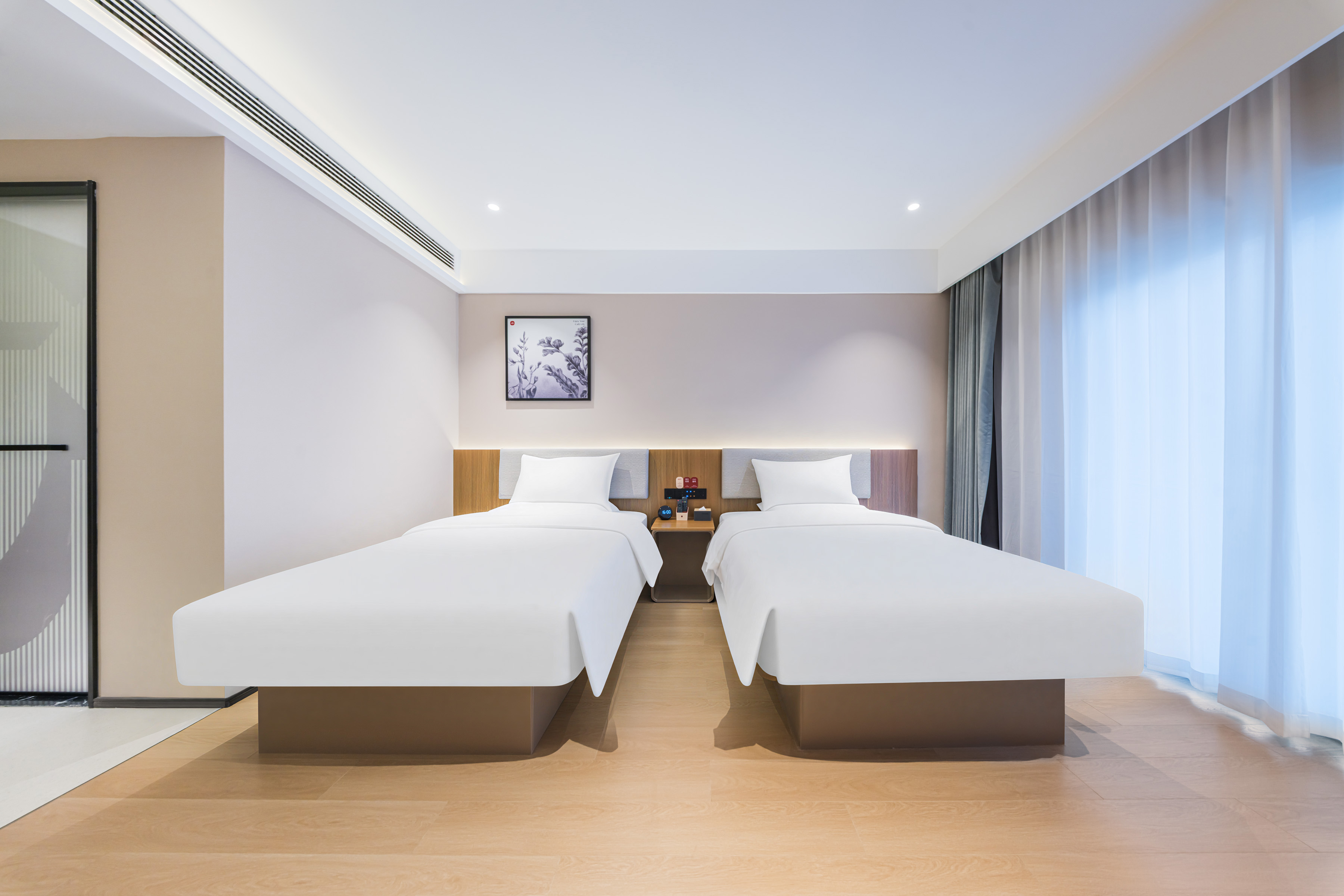 Thank You Inn (Chuzhou Qingliu Middle Road Branch)Panorama Room (2 Beds) (Balcony)