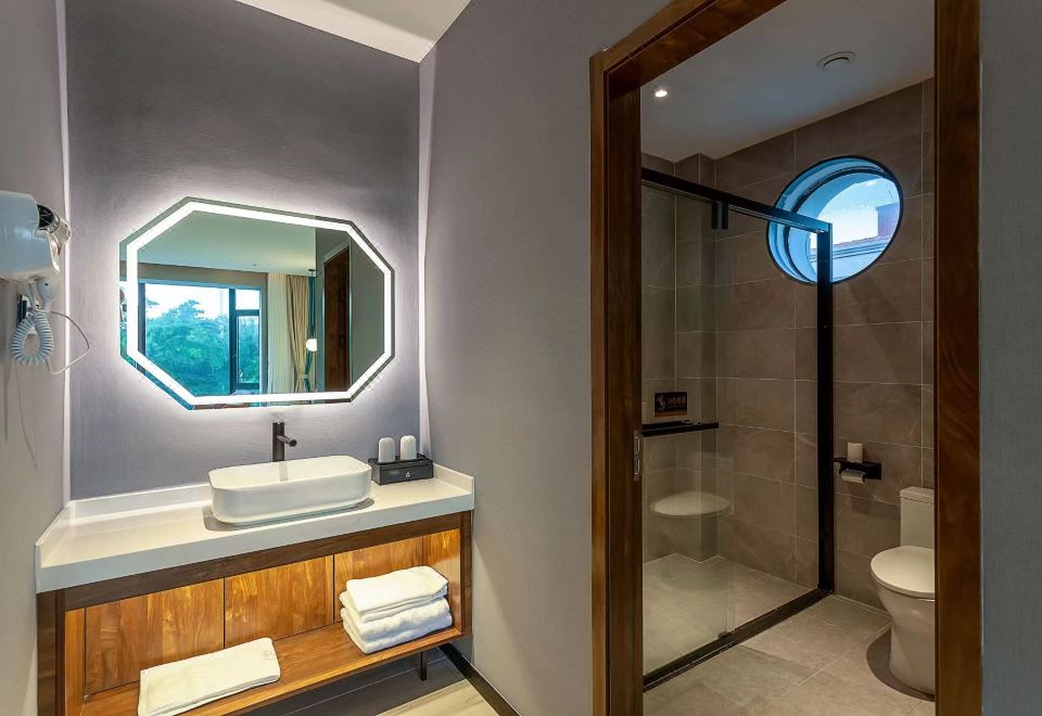 听海.别墅亲子家庭房|洗衣机+冰箱