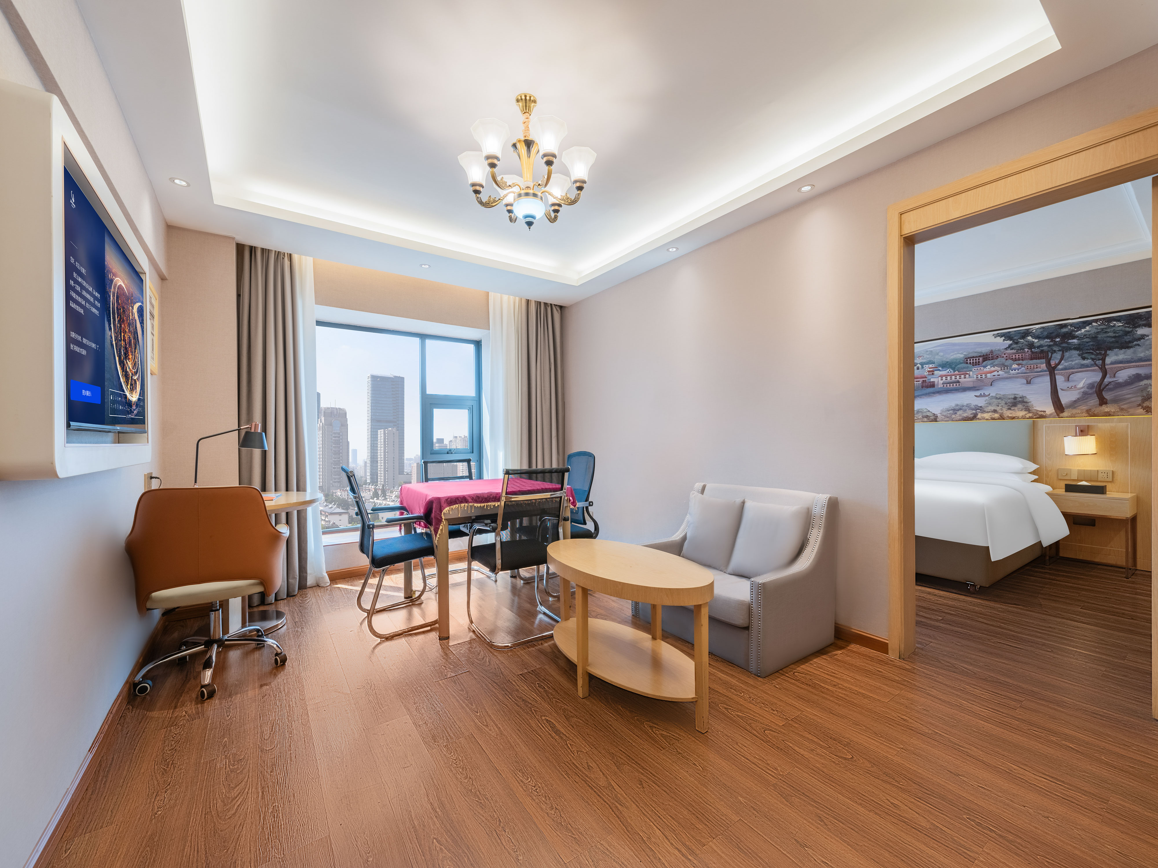 麻将大床套房｜休闲娱乐｜视野开阔｜深睡记忆枕