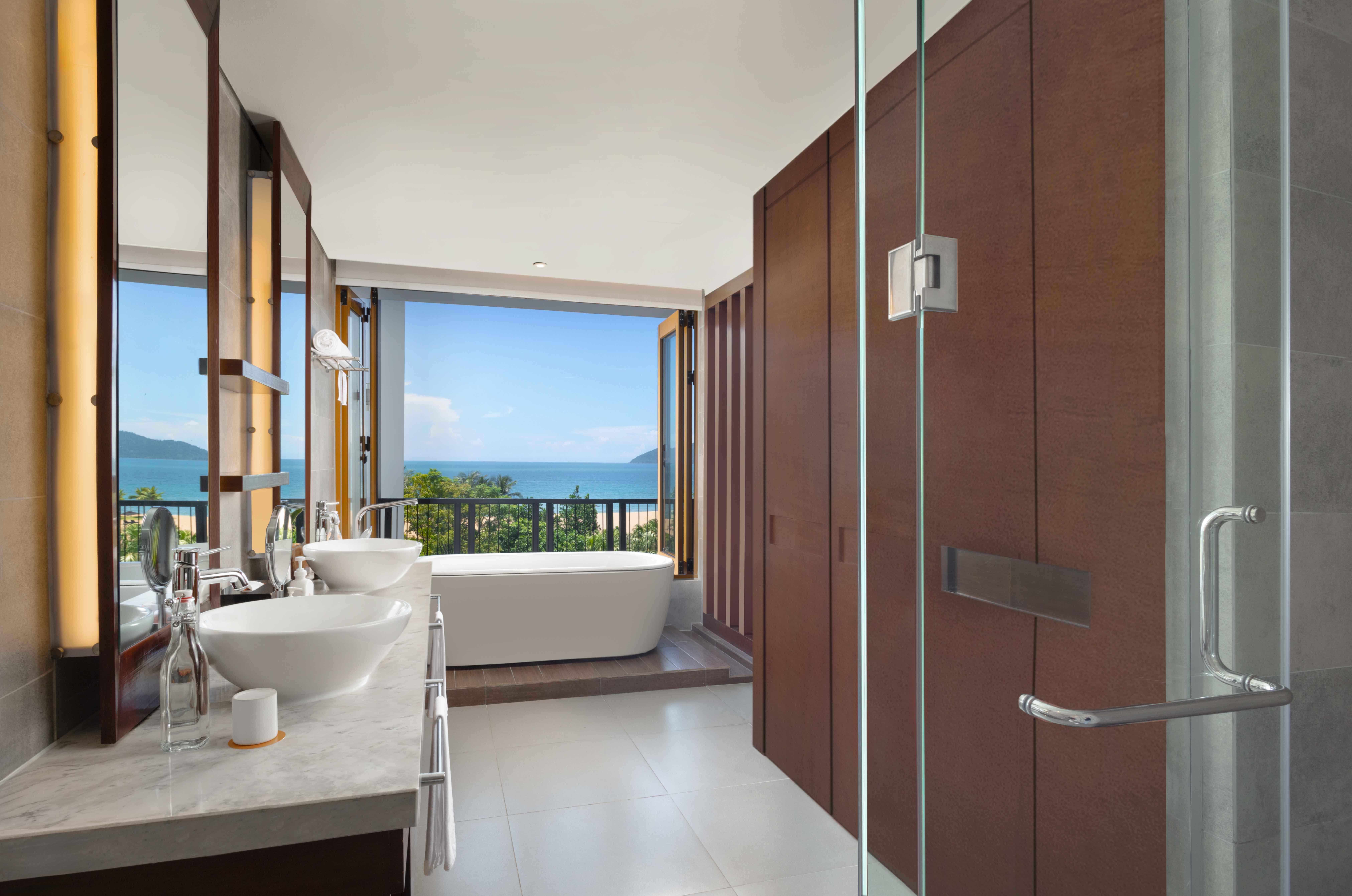 Angsana Lăng Cô海景至尊双床房带阳台