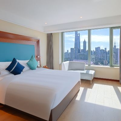 江景高級房-大床 上海海神諾富特大酒店優惠