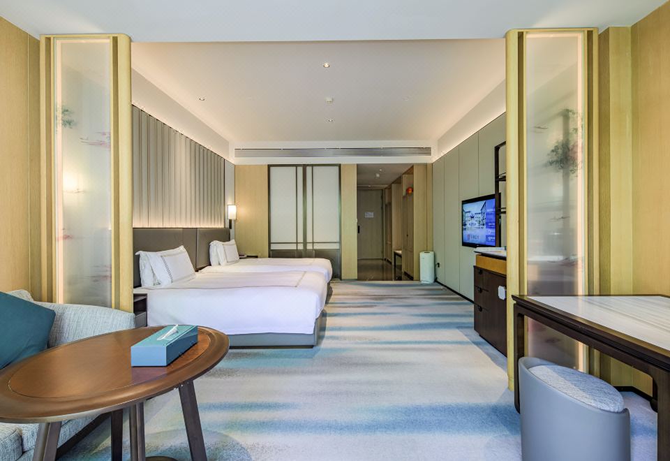 豪華園景雙床房