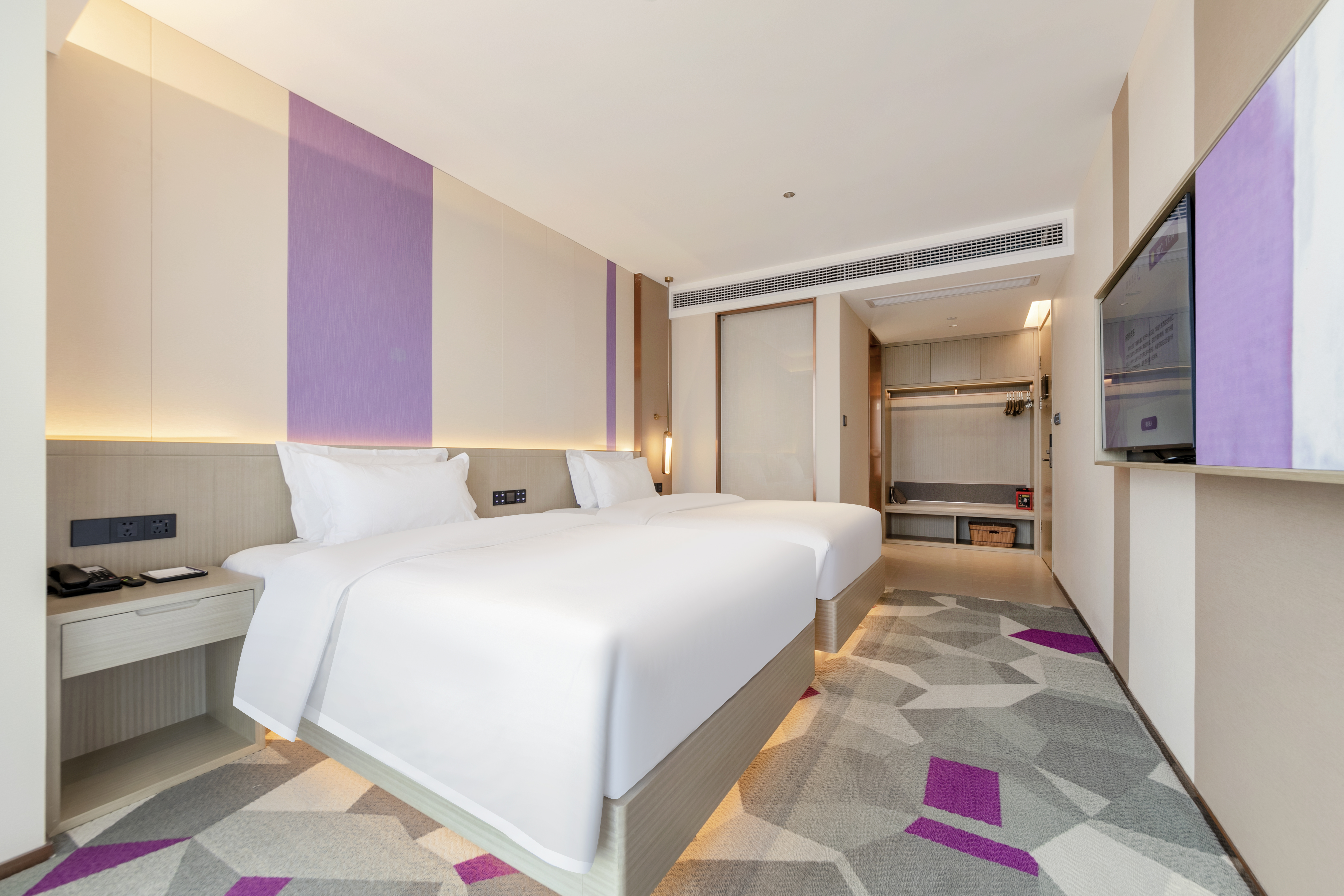 豪华双床房（慕思床垫+智能客控+香氛洗护沐）