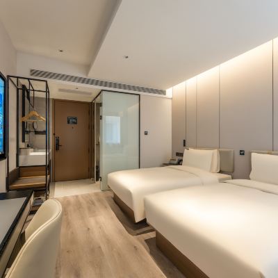 高級雙床房 上海新天地地鐵站亞朵飯店優惠