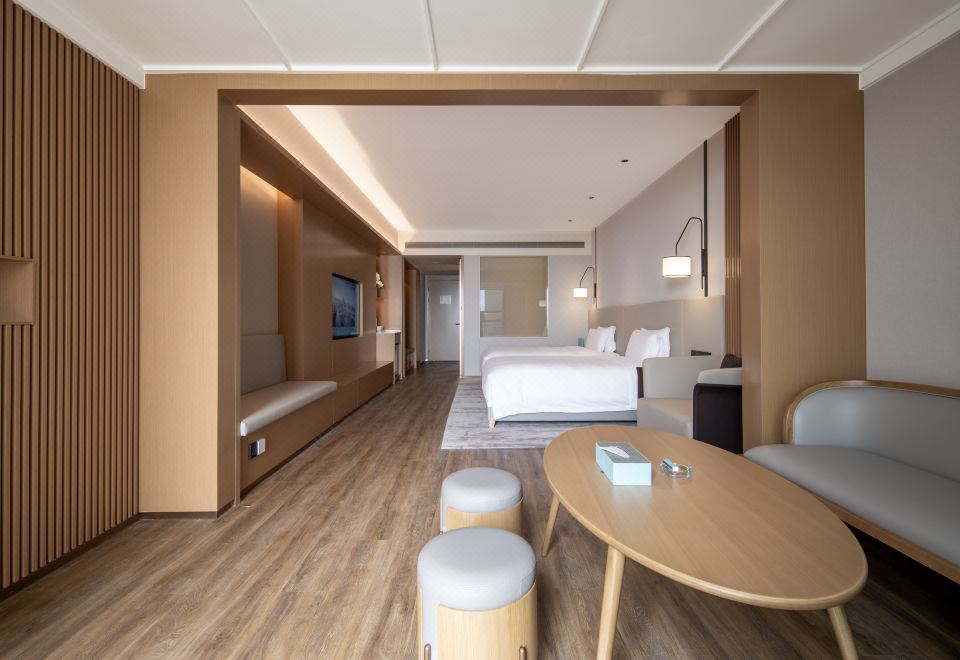 温泉海景豪華雙床房（MINI吧+天然乳膠枕+私湯）