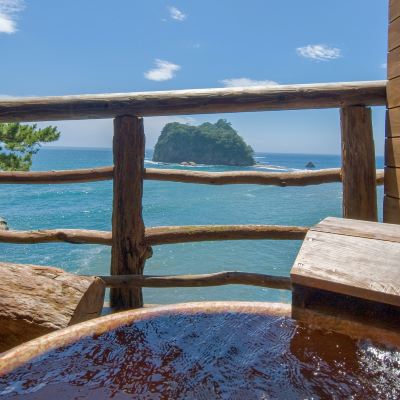露天風呂付デラックス和室２間 海辺の隠れ湯 清流 クーポン