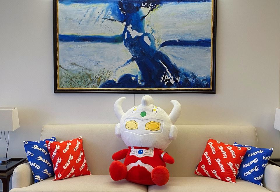 奥特曼主题亲子家庭套房（大客厅，奥特曼玩偶，浴缸）