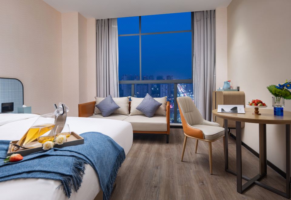 城景大床房（貼心睡眠+地標景觀+雅蘭總統床墊）