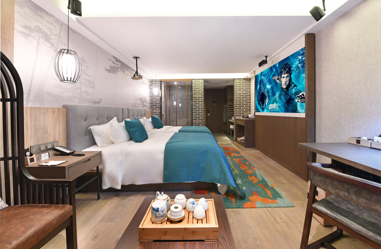 生态影院双床房