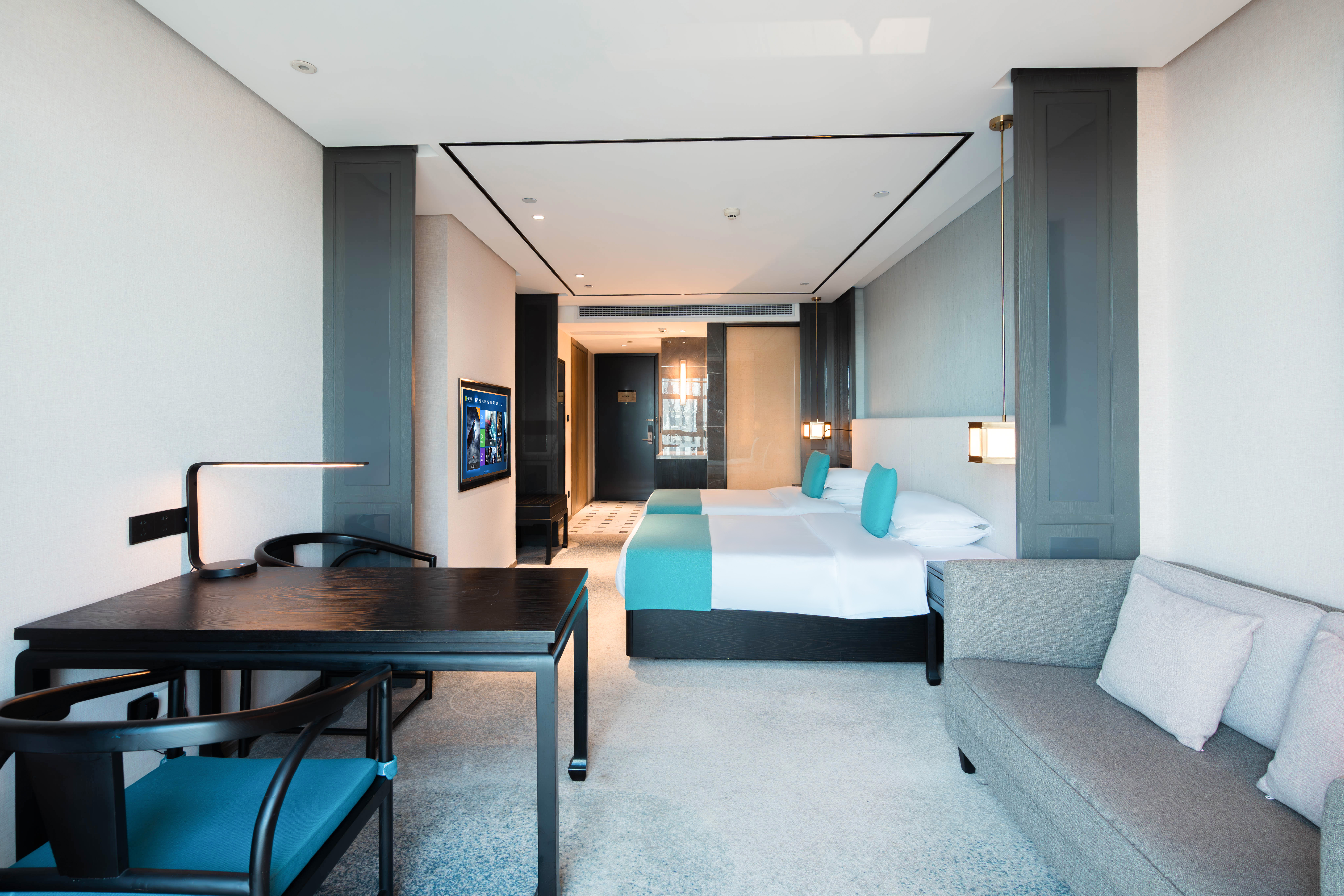 港府洲际双床房