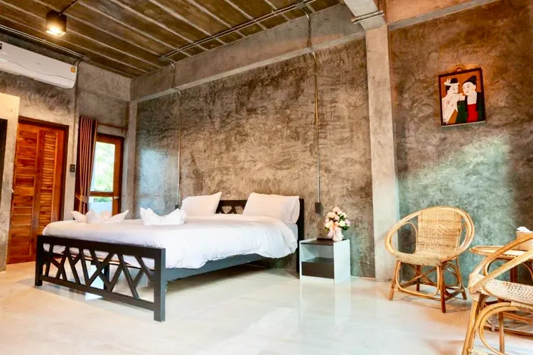 ห้องดีลักซ์ เตียงใหญ่ 1 เตียง