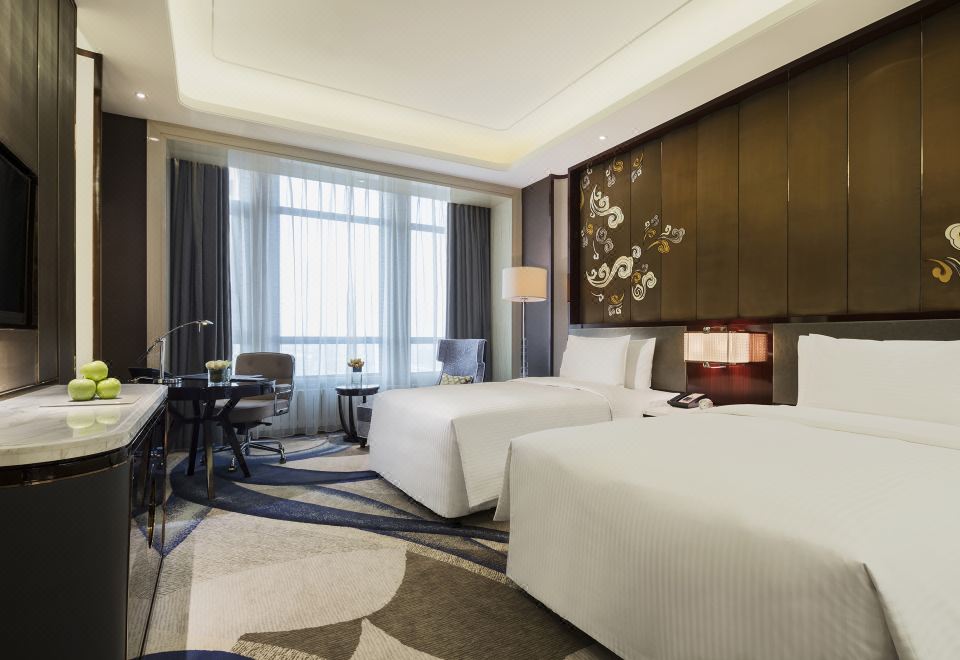 万悦会贺兰山水景观双床房