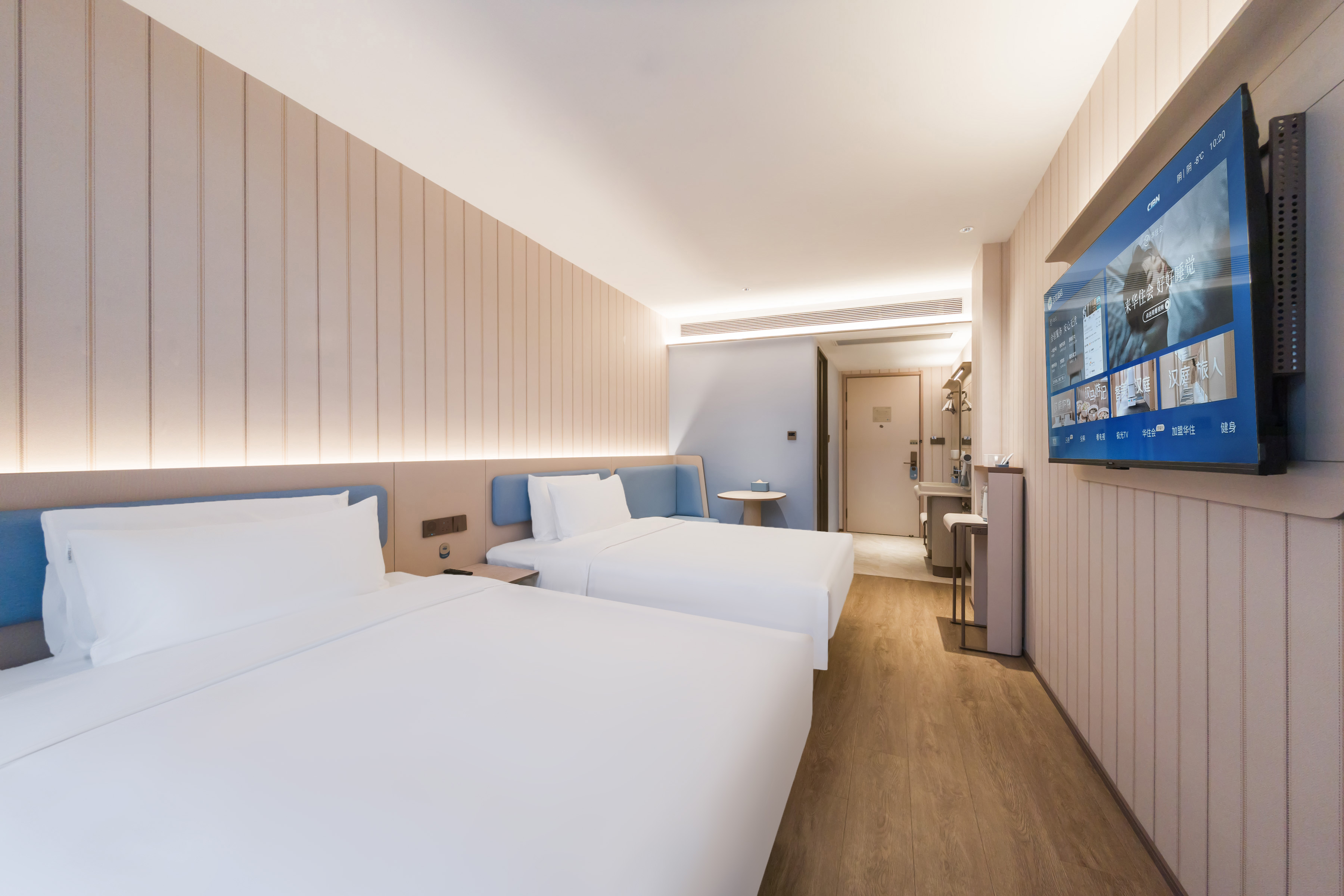 商务双床房（落地窗+舒压床垫+智能马桶）