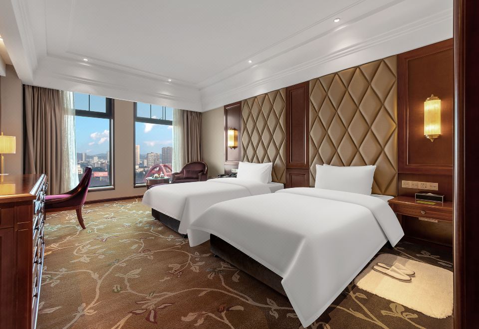 180度湖景双床房（远眺城市地标+金可儿深睡系统）