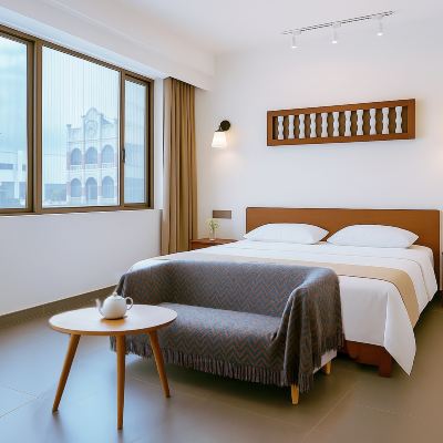 騎樓丨院景大床房 海口騎樓還客1921精品民宿優惠