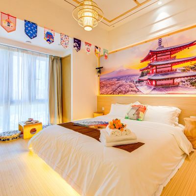 富士山下｜影視大床房「4K投影+洗衣機+保鮮冰箱」•城景 朵爾曼酒店（優特滙店）優惠