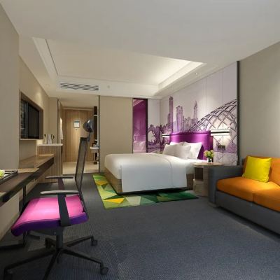 高級大床房（高端舒達床墊+彼得羅夫洗護+窗外好景） 深圳光明希爾頓歡朋酒店優惠