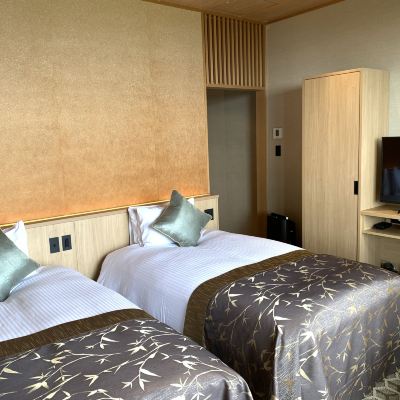 高級雙床房帶衛浴（禁菸） 伊東高原龜之井飯店優惠