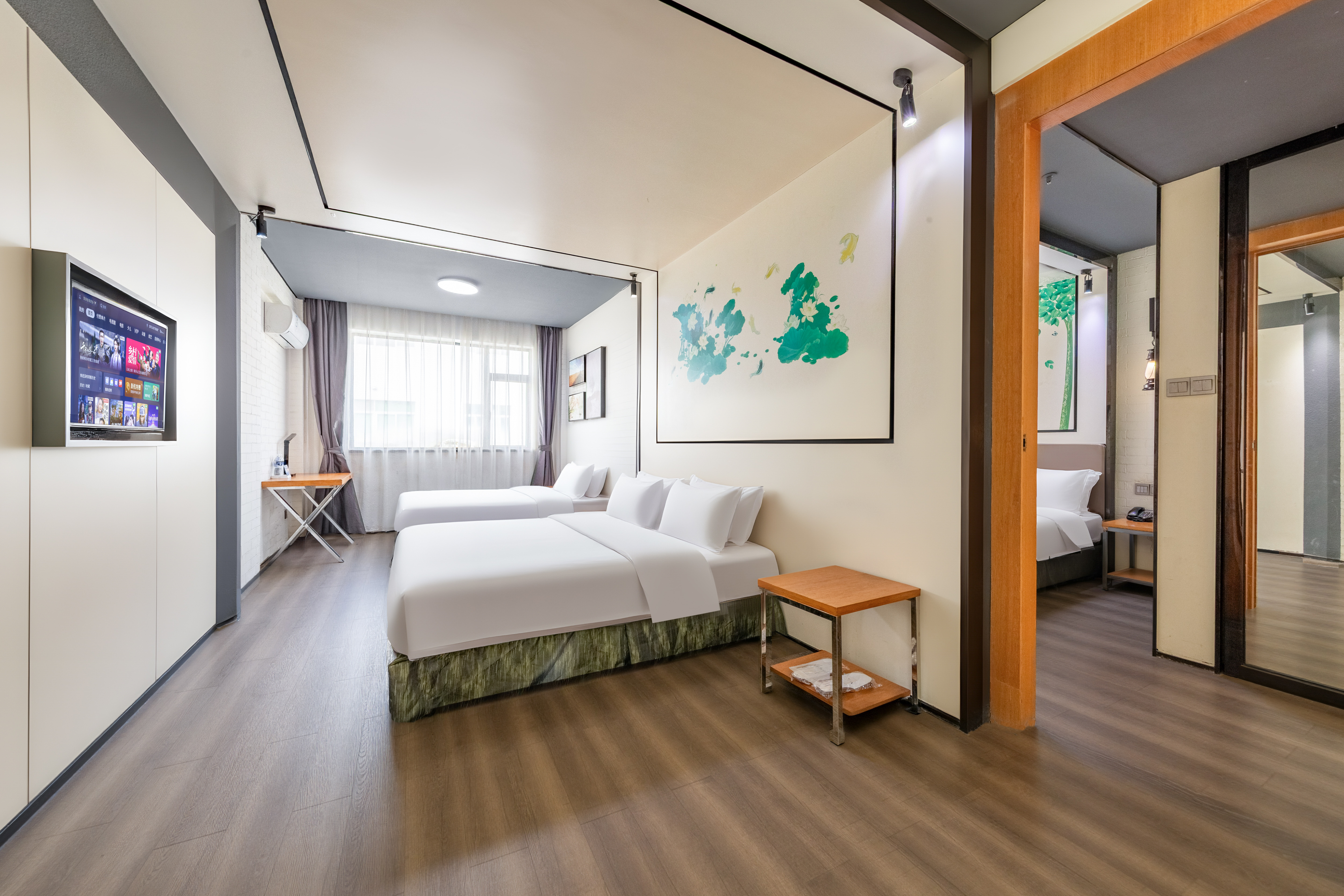 一房一厅豪华套房【舒适大会客区+静谧好眠】