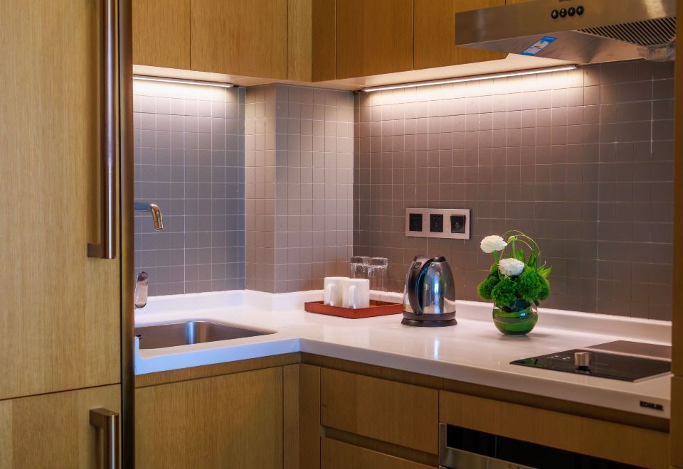 豪華大床房|廚房【城市景觀】