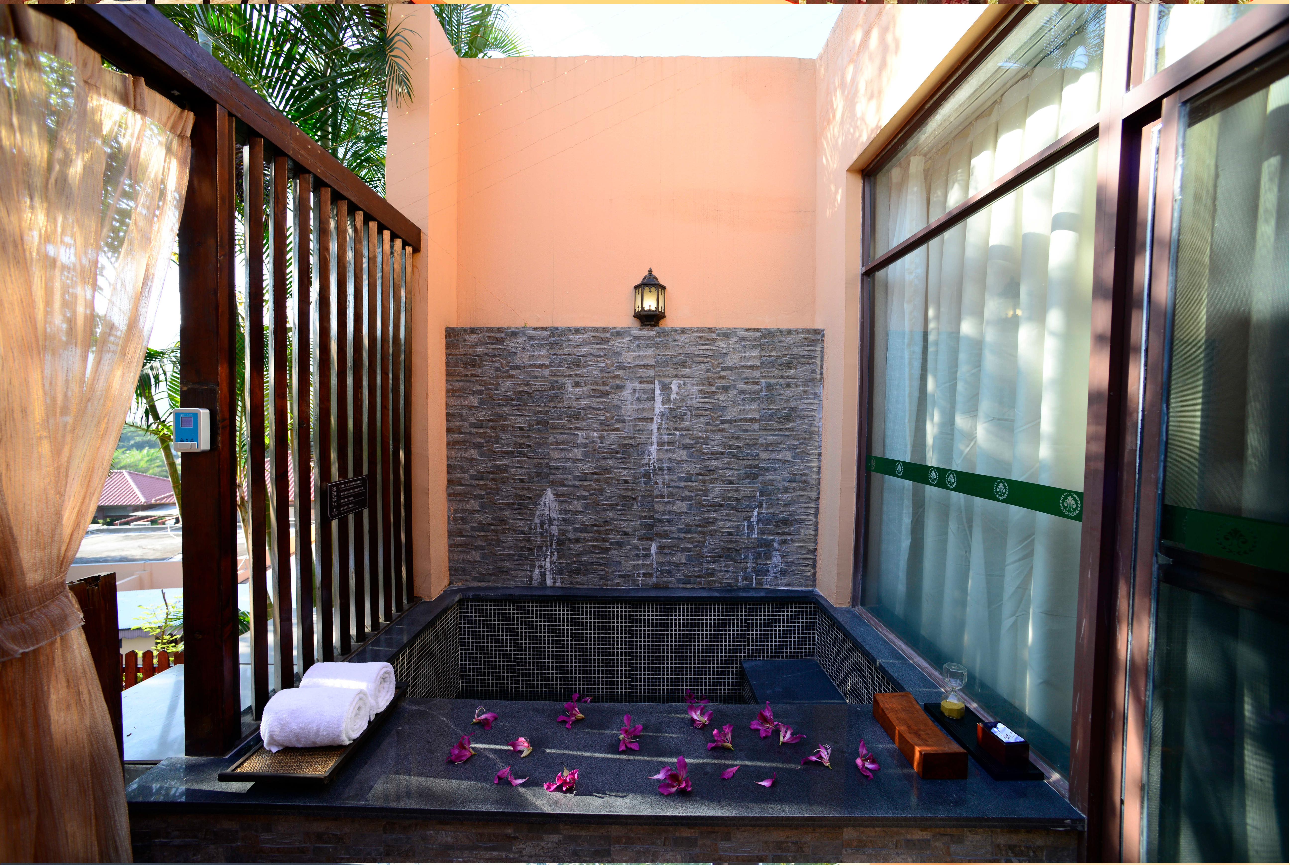 半山别墅花园双床房|独立温泉池