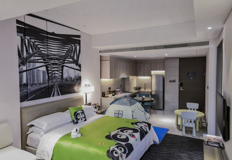 泛太亲子房|津趣·竹梦熊猫屋I乐高童趣