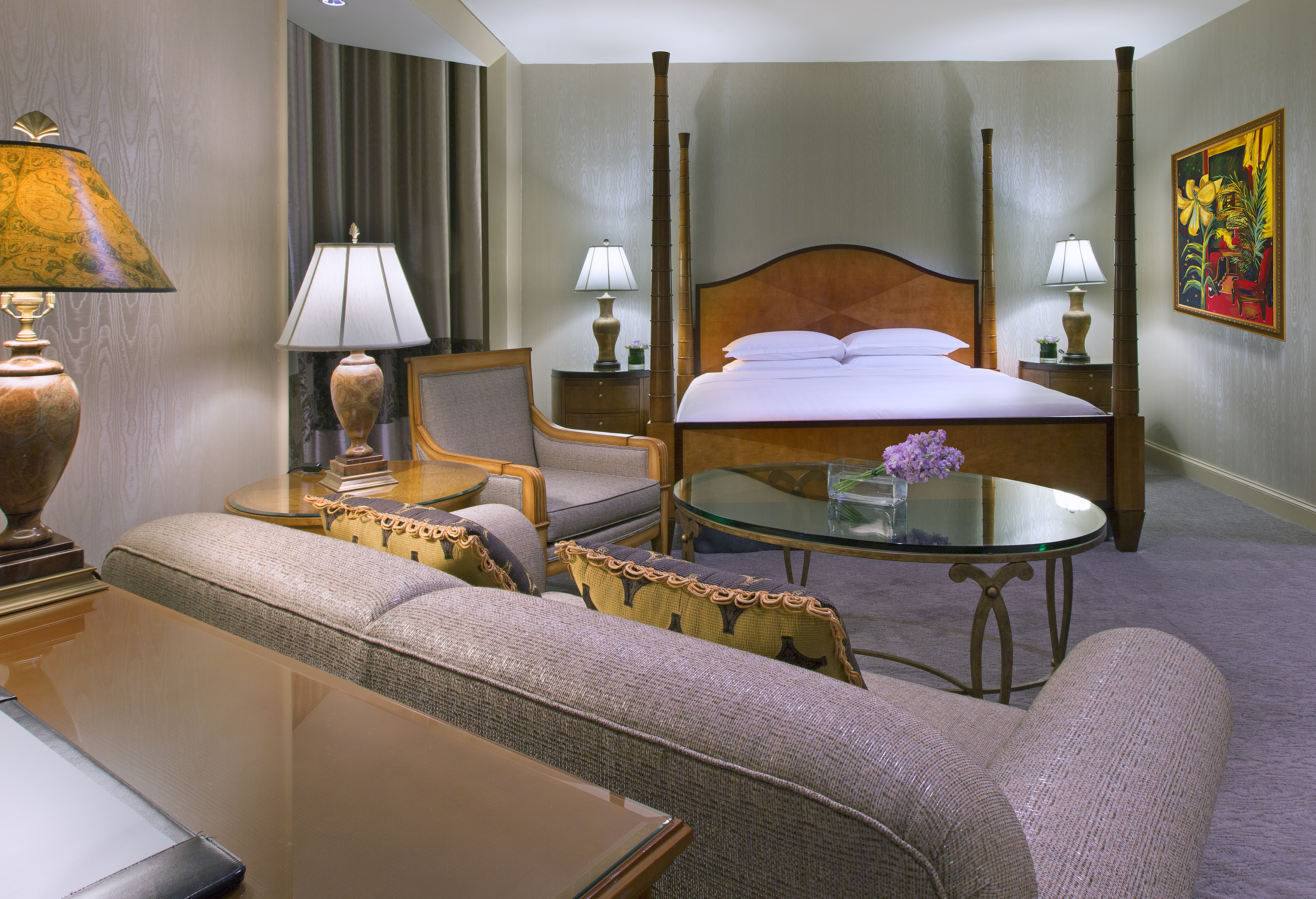 总统套房, 行政酒廊礼遇, 1 卧室套房, 1 张特大床, 高楼层