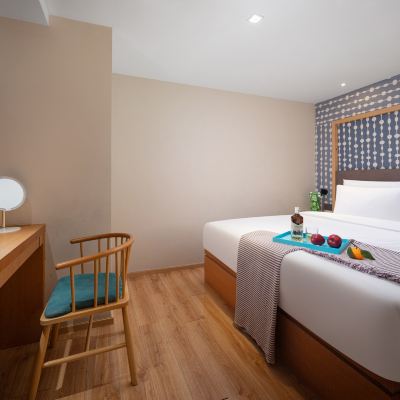 舒適大床房（智能客控+零壓床墊+冰箱） CityNote希諾酒店（廣州北京路省人民醫院店）優惠