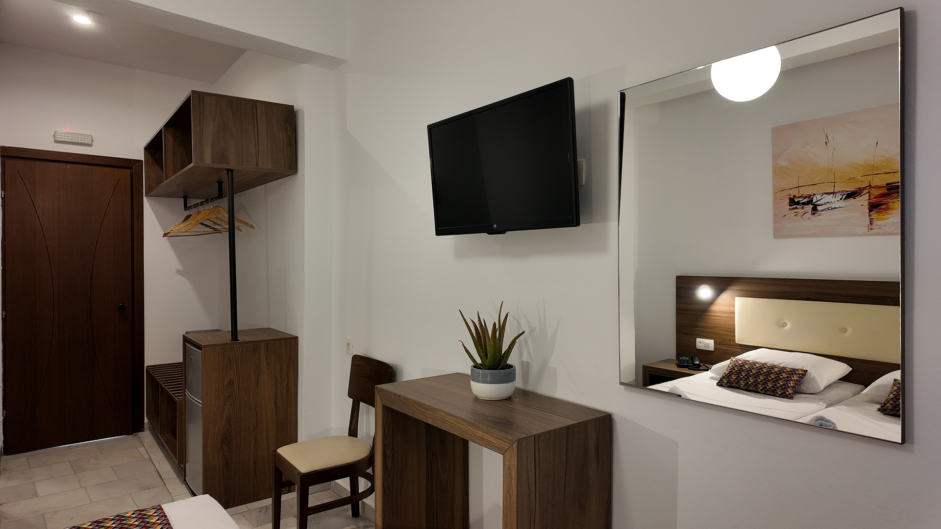 经典单人房， 部分海景