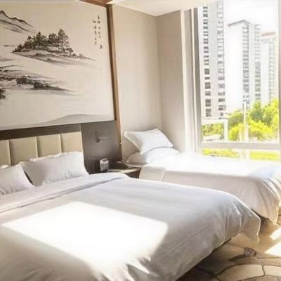 紫怡家庭房（智能客控+顧家乳膠床墊+超大落地窗+聲控霧化玻璃+65寸投屏電視） 南京南站紫怡天悅飯店優惠