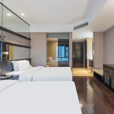 高級雙床房（迷你小冰箱） 桔子水晶廣州白雲國際機場飯店優惠