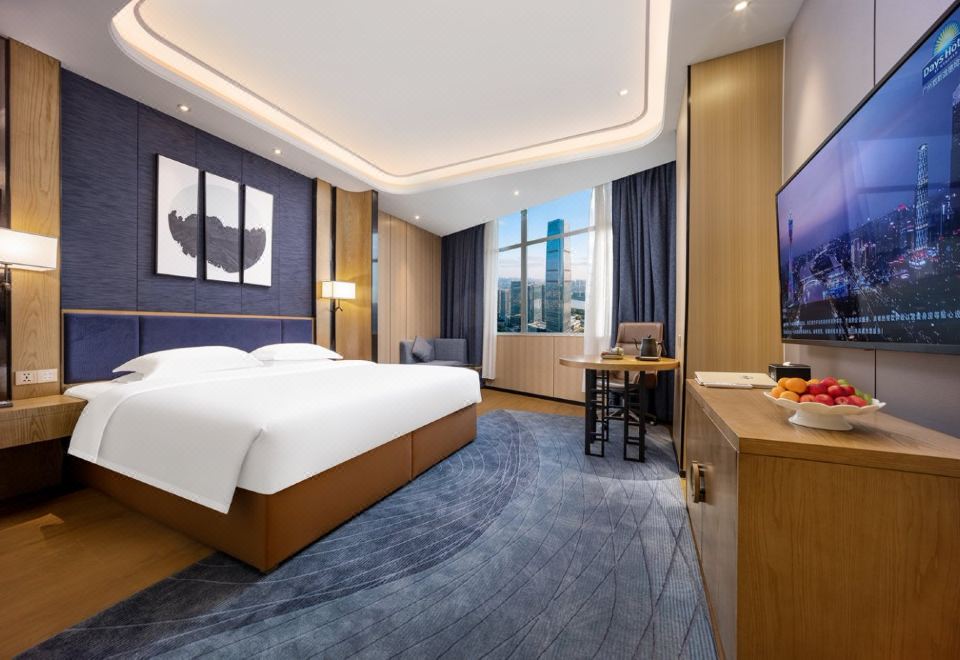 Wyndham?至尊大床房【园林美景+功夫茶具】