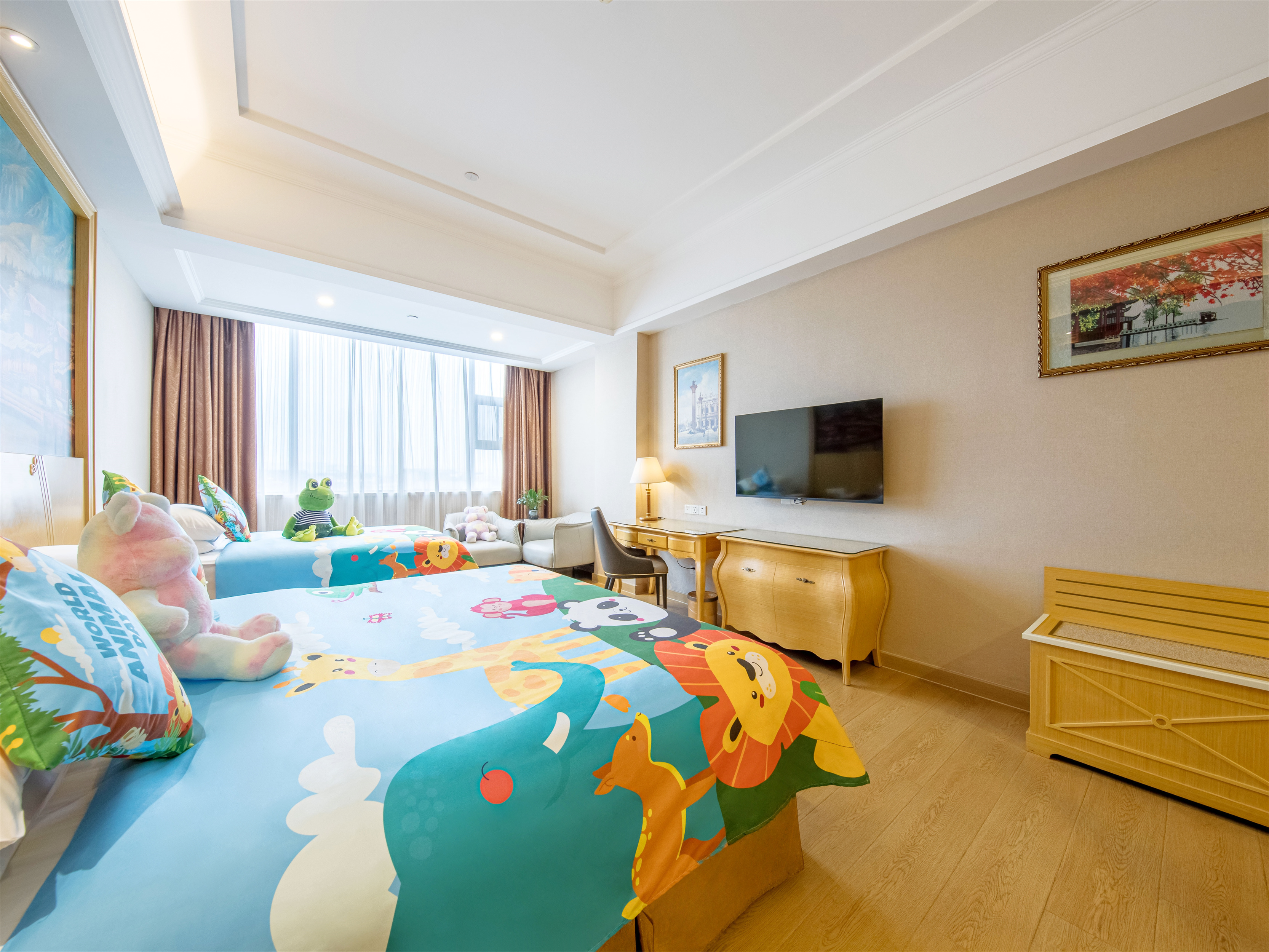 亲子双床房（安静好眠丨熊猫主题）