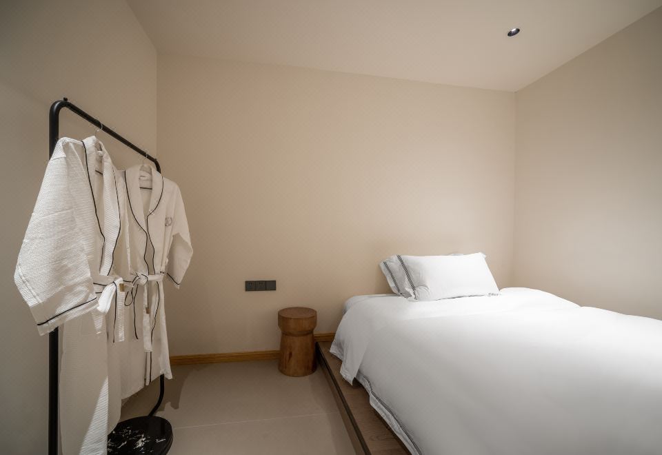 Qingcheng Mountain Qingwu HomestayMountain View Projection Suite (Central Air Conditioning + Whole House Floor Heating)